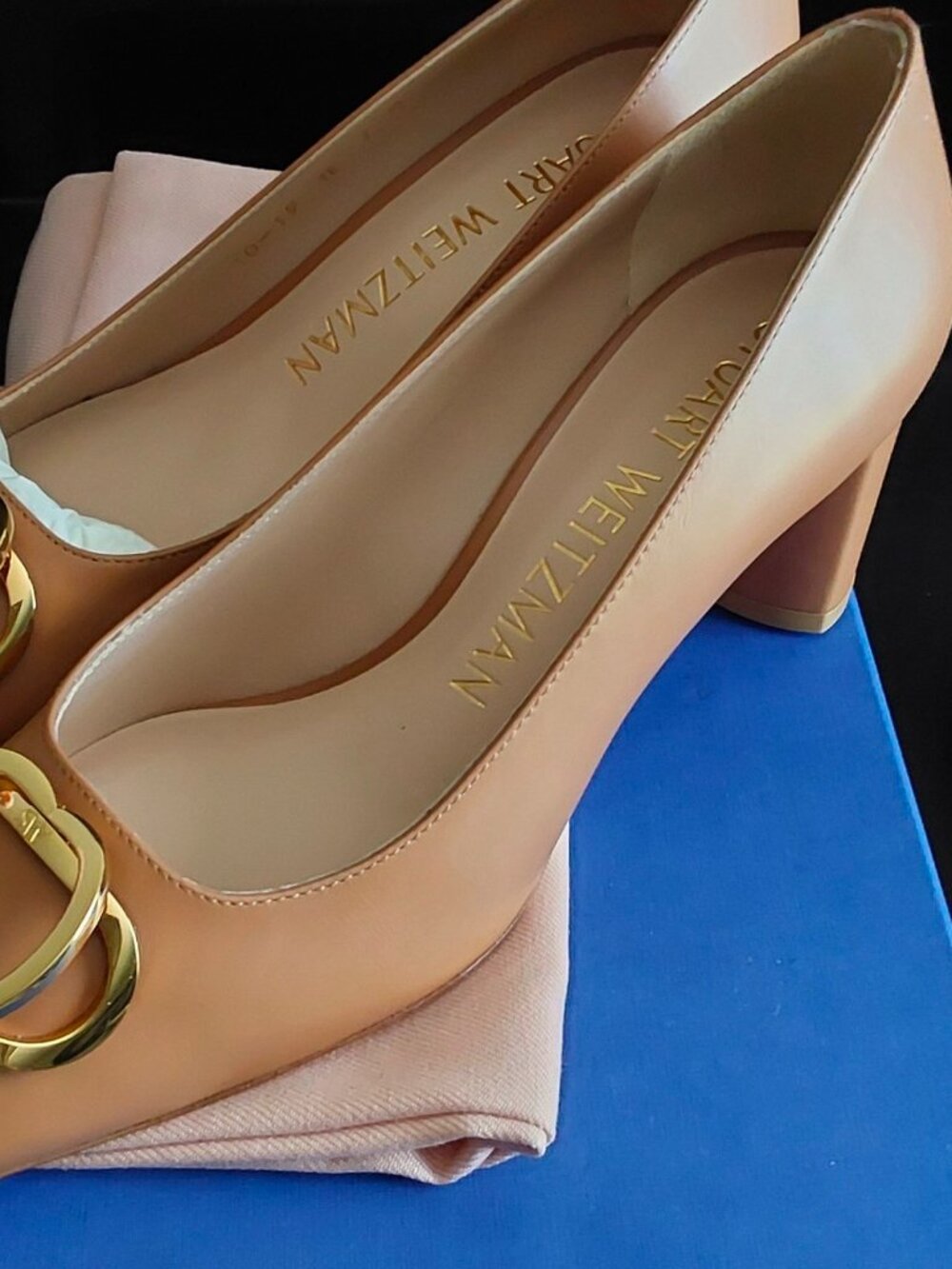Stuart Weitzman Women's Heels Pumps Anicia 60 Leather Tan